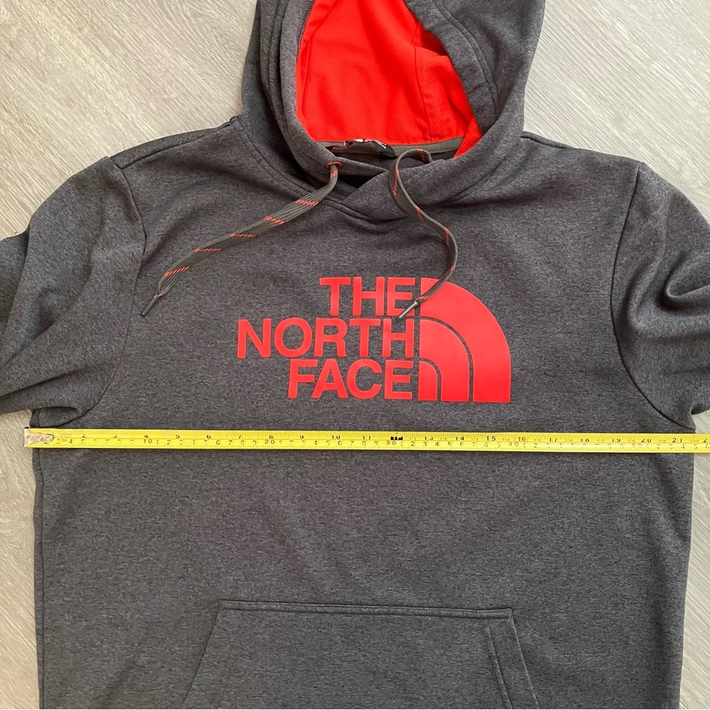 The North Face Half Dome Hoodie Gray Red Men’s  M Pullover Activewear Outdoor - Picture 7 of 11